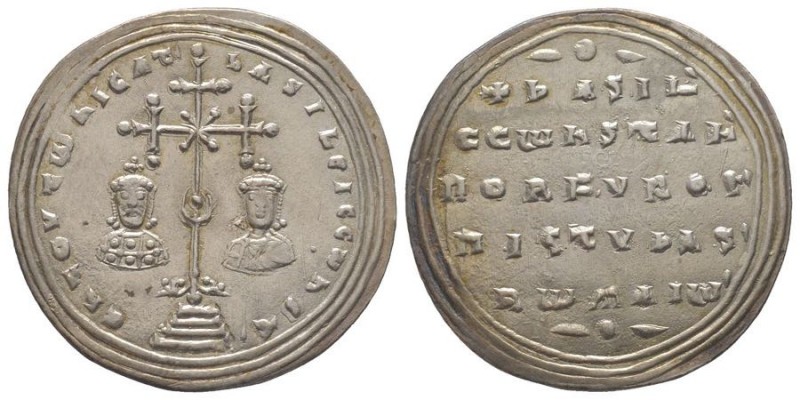 Basil II and Constantine VII 976 - 1025
Milaresion, Constantinople, 976-1025, AG...