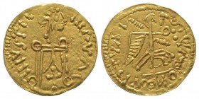 Liuva I 565-586
Tremissis au nom de Justin I, Septimanie, Narbonne, 565-580, AU 1.16g.
Ref : Tomasini 513, MEC 205, Chaves 59
Ex Vente Nomisma 39, 10/...