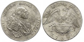 Friedrich Wilhelm II 1786-1797 
Thaler, 1790 A, AG
Ref : Dav.2597 
Conservation : Superbe