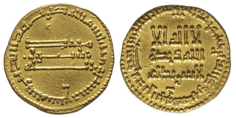 Al-Mahdi 774-86
Abbasid Dinar, AH 167, AU 3.83 g. Ref : Album 214
Conservation :...