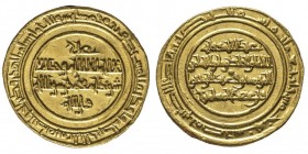 al-Hakim bi-amrillah, 386 - 411 AH (996-1021)
Dinar, Misr, AH 405, AU 4.16 g. Ref : Nicol 1096
Conservation : FDC