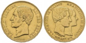 Leopold I 1831-1865
100 Francs, 1853, AU 32.25 g.
Ref : Fr. 409, Bogaert 535
Conservation : traces de nettoyage sinon Superbe