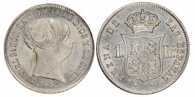 Isabel II 1833-1868
1 Real, Madrid, 1859, AG 1.3
Ref : KM#598, Cal.308
Conservation : NGC MS65