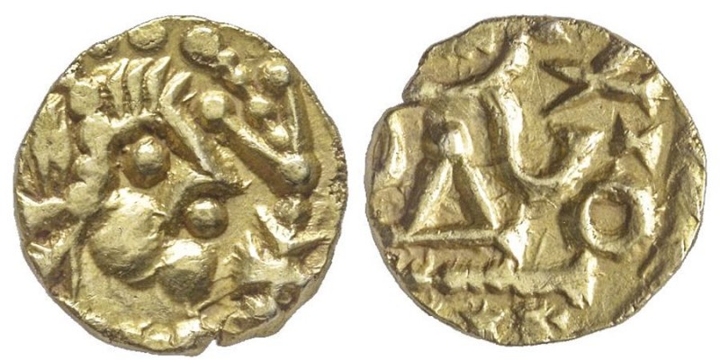 MEROVINGIENS
Sigebert III 639-656
Tremissis, Banassac, vers 639-645, AU 1.24 g.
...