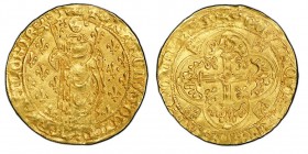 Charles VII le Victorieux 1422-1461 
Royal d’or, Orléans, AU 3.80 g. Ref : Dup 455c, Ciani 631b, Fr. 303 Conservation : PCGS MS62