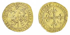 François Ier 1515-1547
Ecu d’or au soleil du Dauphiné, 2 ème type, Grenoble, AU 3.42 g. Ref : Dup. 783, Fr. 355
Conservation : PCGS MS62. Superbe...