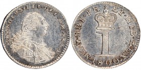 George III 1760-1820
1 Pence, 1800, AG 0.47 g.
Conservation : FDC