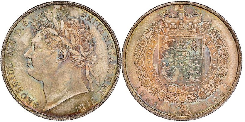 George IV 1820-1830
Halfcrown, 1823, AG 14.15 g.
“2nd reverse with the crowned s...