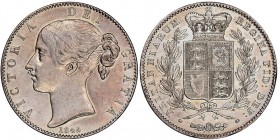 Victoria 1837-1901
Crown, 1845, Cinquefoil edge, AG 28.12 g.
Ref : Seaby 3882
Conservation : Superbe