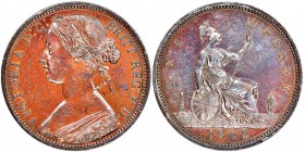 Victoria 1837-1901
Penny, 1862, Cu 9.4 g.
Ref : Seaby 3948, KM#739
Conservation : Superbe