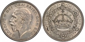 George V 1910-1936 
Crown, 1928, AG 28.34 g. 
Ref : Seaby 4036, KM#836
Conservation : NGC MS 64