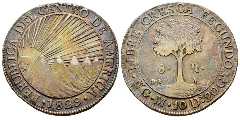 República del Centro de América
8 Reales, 1829 M, AG 26.85 g.
Ref : KM#4
Conserv...
