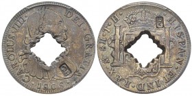 West Indies, Guadeloupe
9 Livres (9 Shillings), ND (Authorized May 9, 1811), sur un 8 Reales de Ferdinand VII Mexico City, AG 23.7 g.
Ref : Lec 19a, P...