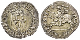 ASTI Louis XII 1498-1515
Cavallotto, ND, AG 4.00 g.
Avers : LV D G FRAN REX MLI D AC AST DNS Scudo di Francia coronato
Revers : S SECONDVS ASTENSIS Sa...