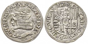 CASALE
Guglielmo II Paleologo 1494-1518
Testone, AG 9.43 g.
Ref : MIR 185 (R), CNI 29/32, Biaggi 927 
Conservation : Superbe. Rare