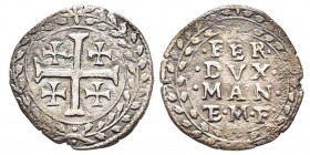 CASALE
Ferdinando Gonzaga 1612-1626
Grosso, Mi 1.86 g.
Ref : MIR 338, CNI 74/80, Biaggi 1106
Conservation : Superbe