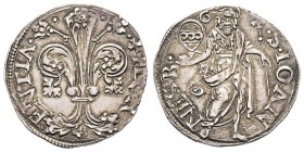 FIRENZE Giovanni di Carlo di Palla Strozzi
Grosso, 1509, stemma Strozzi con G sopra, AG 1.9 g.
Ref : MIR 68/1 bis, Bernocchi 3604, CNI 381
Conservatio...