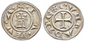 GENOVA
Repubblica 1139-1339 
Grosso da 6 denari imperiali, AG 1.67 g. 
Ref : MIR 12, CNI 101/103, Lun.4 
Conservation : Superbe. Magnifique patine