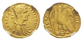 MESSINA
Federico II di Svevia, 1220-1250
Augustale, Messina, AU 5.26 g.
Avers : CAESAR AVG IMP ROM. Busto drappegiato, corazzato e laureato a destra.
...