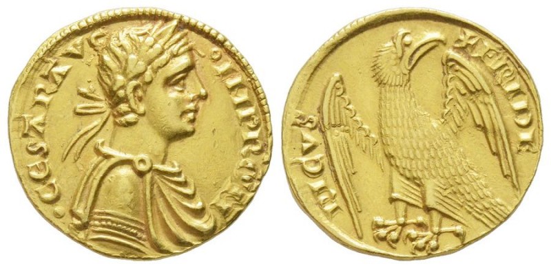 MESSINA
Federico II di Svevia, 1220-1250
Augustale, Messina, AU 5.26 g.
Avers : ...