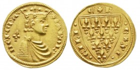 MESSINA
Carlo I d'Angio 1266-1282
Reale, Messine, AU 5.24 g.
Avers : KAROL DEI GRA
Revers : REX SICILIE
Ref : MIR 143 (R3), Fr. 75, CNI 5 p. 115. 
Ex ...