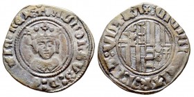 Napoli, Alfonso I d'Aragona 1442-1458
Reale o Grossone, AG 2.85 g. 
Ref : MIR 57, Pannuti Riccio 7
Conservation : TTB-SUP