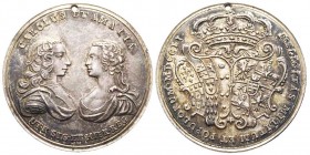 Napoli, Carlo di Borbone 1734-1759
Medaglia, "Nascita del principe Ferdinando", 1751, AG 27.66 g. 41 mm opus: Antonio de Gennaro Avers : CAROLUS ET AM...