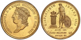 Napoli , Ferdinando I 1816-1825
30 Ducati, 1818, AU 37.74 g.
Ref : MIR 457, Pannuti-Riccio 1, Fr. 855 Conservation : PCGS MS65.
Le plus bel exemplaire...