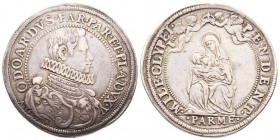 PARMA Odoardo Farnese 1622-1646 
Ducatone, 1629, AG 31.52 g.
Ref : MIR 1012 (R5), CNI 31
Conservation : presque TTB. Rarissime