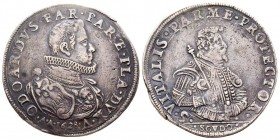 PARMA Odoardo Farnese 1622-1646 
Scudo, 1628, AG 26.06 g. 
Ref : MIR 1013/6, CNI 26 
Conservation : TTB