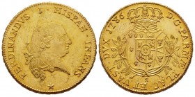 PARMA 
Ferdinando di Borbone 1765-1802
8 Doppie, 1786, AU 56.95 g.
Ref : MIR 1057/1 (R2), CNI 63, Fr. 926
Conservation : NGC AU58. Superbe. Très Rare...