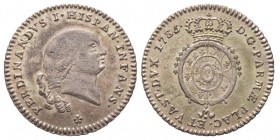 PARMA 
Ferdinando di Borbone 1765-1802
Settimo di Ducato, 1785, AG 3.67 g.
Ref : MIR 1074/2 (R2), CNI 53/55
Conservation : Superbe. Rare