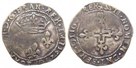 PASSERANO
Anonyme, 1562, Imitazione di Double Sol Parisis di Charles IX, Mi 2.94 g.
Ref : Inédit
Conservation : TTB