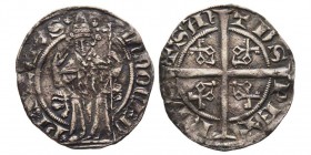 Innocenzo VI 1352-1362 (Stefano Aubert)
Mezzo grosso, Avignone, AG 1.53 g. 
Avers : INOCENS PP SEXTVS Il Papa in trono 
Revers : SANTVS PETRVS Croce p...