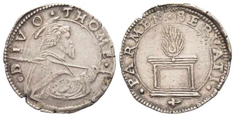 Adriano VI 1522-1523 (Adriano Florensz) 
Foghetto, Parma, ND, AG 1.95 g.
Ref : M...