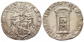 Clemente VIII 1592-1605 (Ippolito Aldobrandini)
Testone del Giubileo, Roma, AN IX/1600, AG 9.55 g. 
Ref : MIR 1453/1 (R), Munt. 19, Berman 1442 Conser...