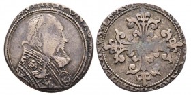 Urbano VIII 1623-1644 (Matteo Barberini)
1/2 Franco, Avignone, (1640), AG 5.08 g.
Avers : (VRBAN)VS VIII PONT (MAX)
Revers : ANTONIVS CARD BARBERINVS ...