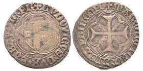 Ludovico 1440-1465
Doppio Bianco, ND, AG 2.73 g.
Ref : MIR 161a, Sim. 7, Biaggi 144d Conservation : TTB