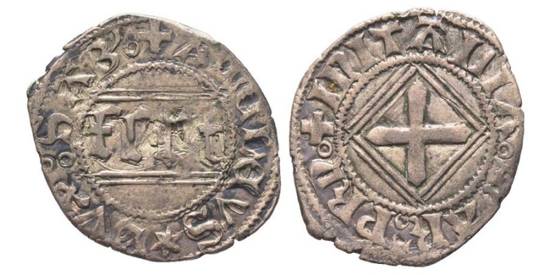 Amedeo IX 1465-1472
Quarto di Savoia, Cornavin (?), ND, Mi 1.39 g.
Ref : MIR 191...