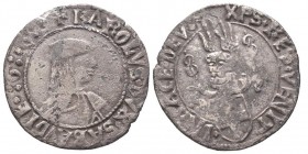 Carlo I 1482-1490
Mezzo Testone, II tipo, Cornavin, ND, AG 4.74 g.
Ref : MIR 230 (R5), Sim. 7, Biaggi 200
Conservation : traces de monture sinon TB. T...