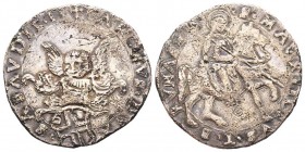 Carlo II 1504-1553
da Grossi 5 1/4 o Cornuto Forte, Torino, ND, AG 5.1 g.
Ref : MIR 368a (R2), Sim 42/1, Biaggi 317a
Conservation : TB-TTB. Rare.