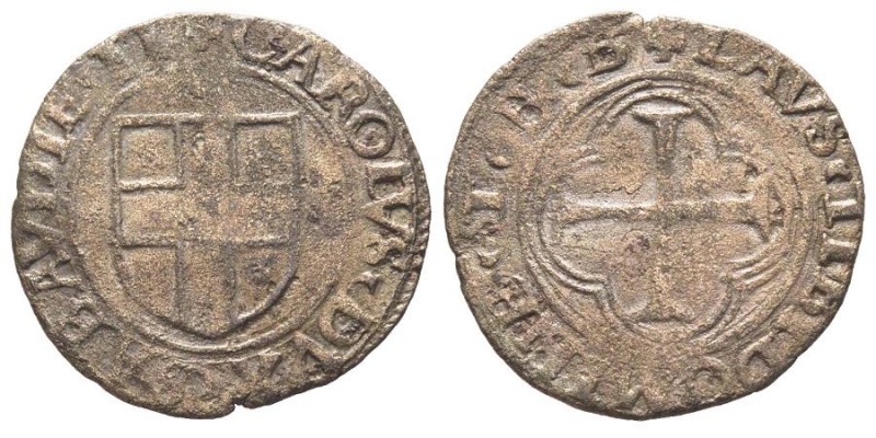 Carlo II 1504-1553
Parpagliola o Gran Bianco, I tipo, Torino, ND, Mi 1.92 g.
Ref...