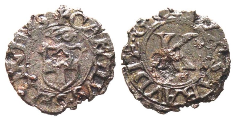 Carlo II 1504-1553
Mezzo Quarto di Piemonte, I Tipo, Cornavin o Torino, Mi 0.67 ...