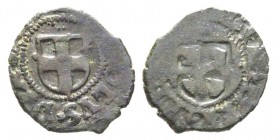 Carlo II 1504-1553
Mezzo Viennese, Uniface, ND, Mi 0.46 g.
Ref : MIR 460, Sim 111, Biaggi 387
Conservation : TTB. Rarissime