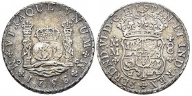 Mexico Fernando VI 1746-1759
8 Reales, 1756 M, AG 26.45 g.
Ref : Cal. 340
Conservation : TTB/SUP