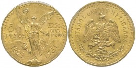 50 Pesos, 1931, AU 41.66 g. 900‰
Ref : Fr. 172, KM#481
Conservation : PCGS MS65