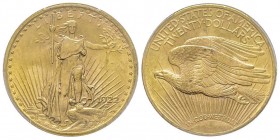 20 Dollars, Philadelphia, 1922, AU 33.43 g.
Ref : Fr. 183, KM#127
Conservation : PCGS MS64