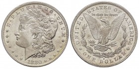 1 Dollar Morgan, San Francisco, 1880 S, AG 26.77 g.
Ref : KM#110
Conservation : PCGS MS64