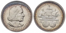 Half Dollar , Philadelphia, 1892, Columbian Exposition
Conservation : NGC MS64 PROOFLIKE. Rare