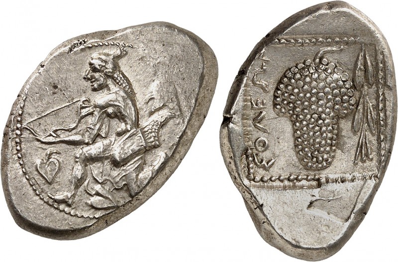 GRÈCE ANTIQUE
Cilicie, Soloi (ca 440-410 av. J.C.). Statère argent.
Av. Amazon...